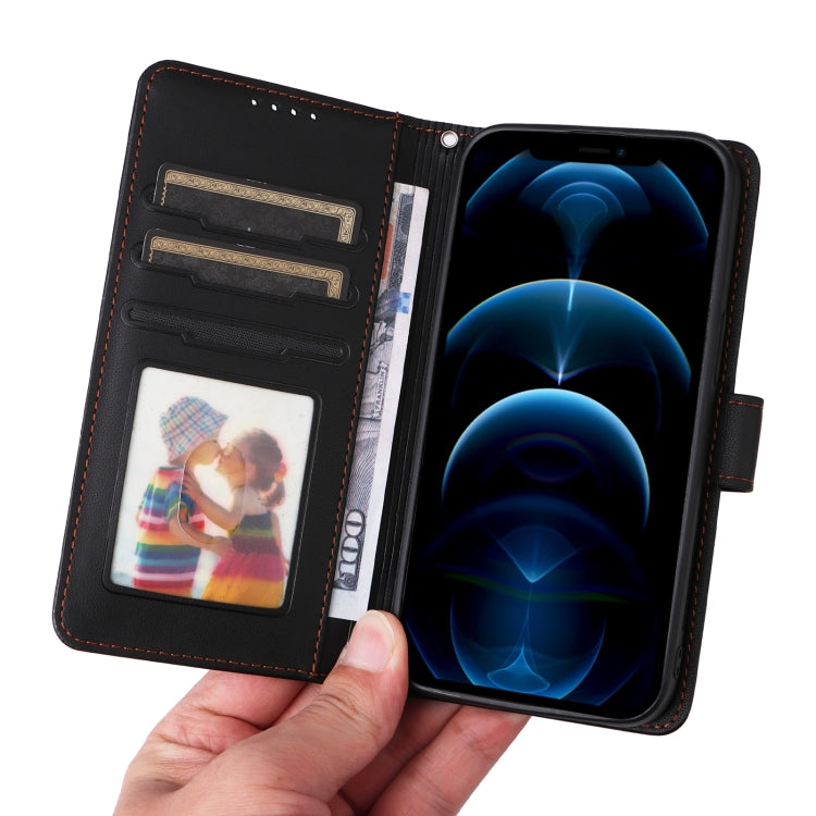 For iPhone 12 Pro Max BETOPNICE BN-005 2 in 1 Detachable Imitate Genuine Leather Phone Case(Black) - HoMEdemic™ 