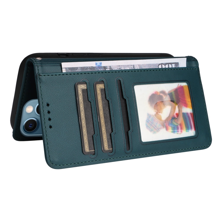 For iPhone 12 Pro Max BETOPNICE BN-005 2 in 1 Detachable Imitate Genuine Leather Phone Case(Blue) - HoMEdemic™ 