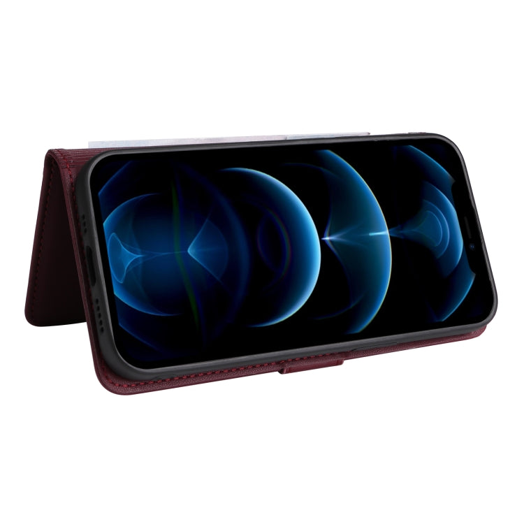 For iPhone 12 Pro Max BETOPNICE BN-005 2 in 1 Detachable Imitate Genuine Leather Phone Case(Wine Red) - HoMEdemic™ 