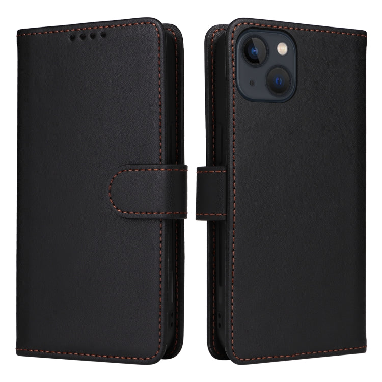 For iPhone 13 / 14 BETOPNICE BN-005 2 in 1 Detachable Imitate Genuine Leather Phone Case(Black) - HoMEdemic™ 