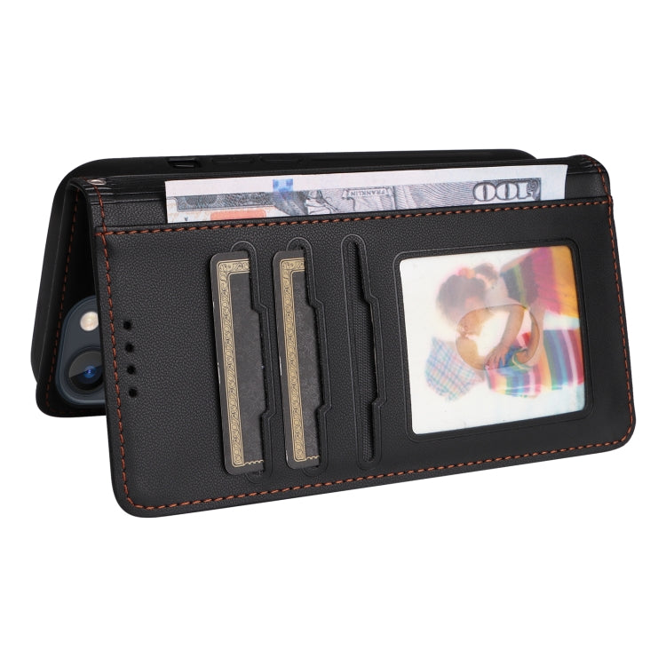 For iPhone 13 / 14 BETOPNICE BN-005 2 in 1 Detachable Imitate Genuine Leather Phone Case(Black) - HoMEdemic™ 