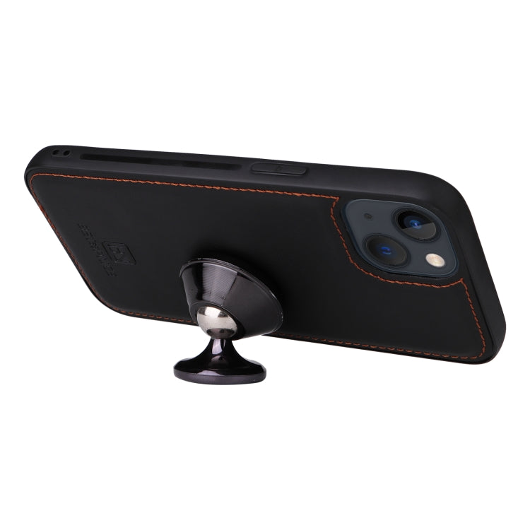 For iPhone 13 / 14 BETOPNICE BN-005 2 in 1 Detachable Imitate Genuine Leather Phone Case(Black) - HoMEdemic™ 