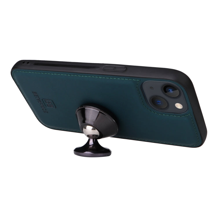 For iPhone 13 / 14 BETOPNICE BN-005 2 in 1 Detachable Imitate Genuine Leather Phone Case(Blue) - HoMEdemic™ 
