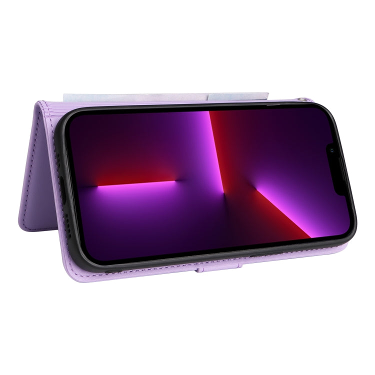For iPhone 13 Pro BETOPNICE BN-005 2 in 1 Detachable Imitate Genuine Leather Phone Case(Light Purple) - HoMEdemic™ 