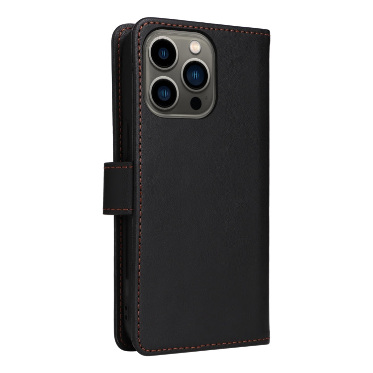 For iPhone 13 Pro BETOPNICE BN-005 2 in 1 Detachable Imitate Genuine Leather Phone Case(Black) - HoMEdemic™ 