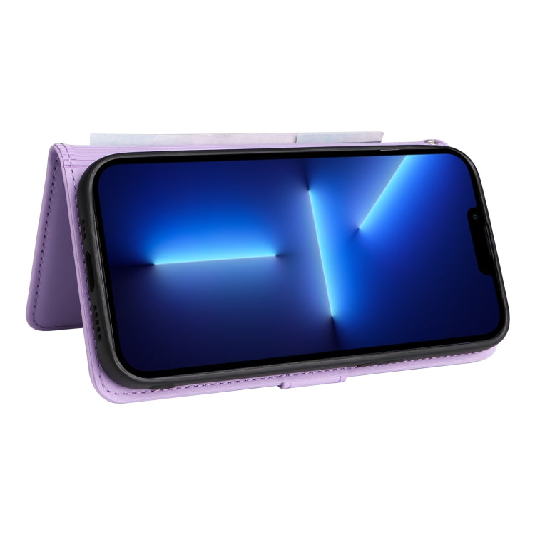 For iPhone 13 Pro Max BETOPNICE BN-005 2 in 1 Detachable Imitate Genuine Leather Phone Case(Light Purple) - HoMEdemic™ 