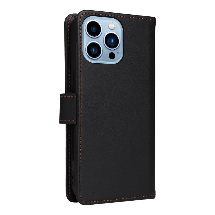 For iPhone 13 Pro Max BETOPNICE BN-005 2 in 1 Detachable Imitate Genuine Leather Phone Case(Black) - HoMEdemic™ 