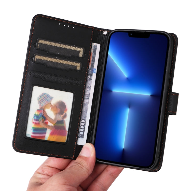For iPhone 13 Pro Max BETOPNICE BN-005 2 in 1 Detachable Imitate Genuine Leather Phone Case(Black) - HoMEdemic™ 