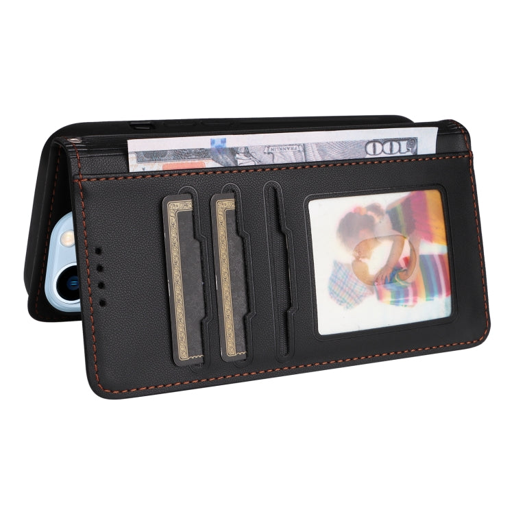 For iPhone 13 Pro Max BETOPNICE BN-005 2 in 1 Detachable Imitate Genuine Leather Phone Case(Black) - HoMEdemic™ 