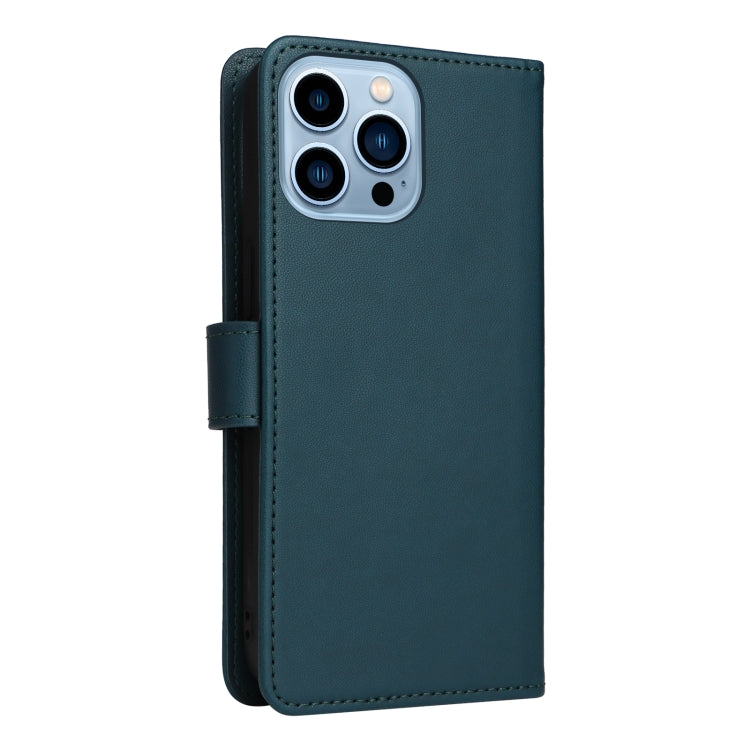 For iPhone 13 Pro Max BETOPNICE BN-005 2 in 1 Detachable Imitate Genuine Leather Phone Case(Blue) - HoMEdemic™ 