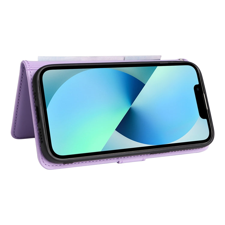 For iPhone 13 mini BETOPNICE BN-005 2 in 1 Detachable Imitate Genuine Leather Phone Case(Light Purple) - HoMEdemic™ 
