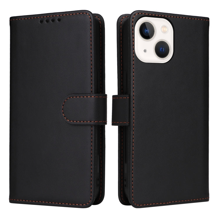 For iPhone 13 mini BETOPNICE BN-005 2 in 1 Detachable Imitate Genuine Leather Phone Case(Black) - HoMEdemic™ 
