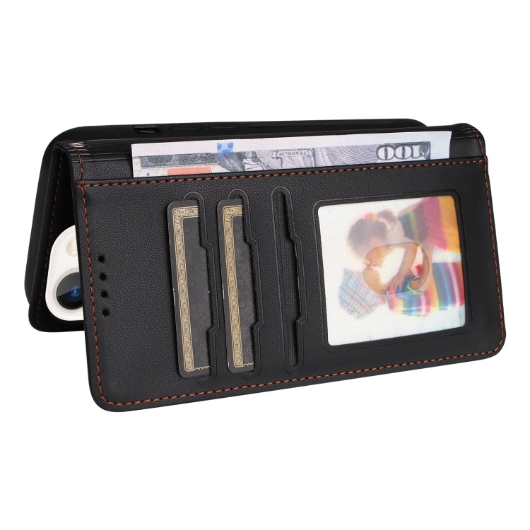 For iPhone 13 mini BETOPNICE BN-005 2 in 1 Detachable Imitate Genuine Leather Phone Case(Black) - HoMEdemic™ 