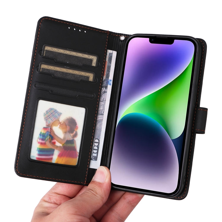 For iPhone 14 Plus BETOPNICE BN-005 2 in 1 Detachable Imitate Genuine Leather Phone Case(Black) - HoMEdemic™ 