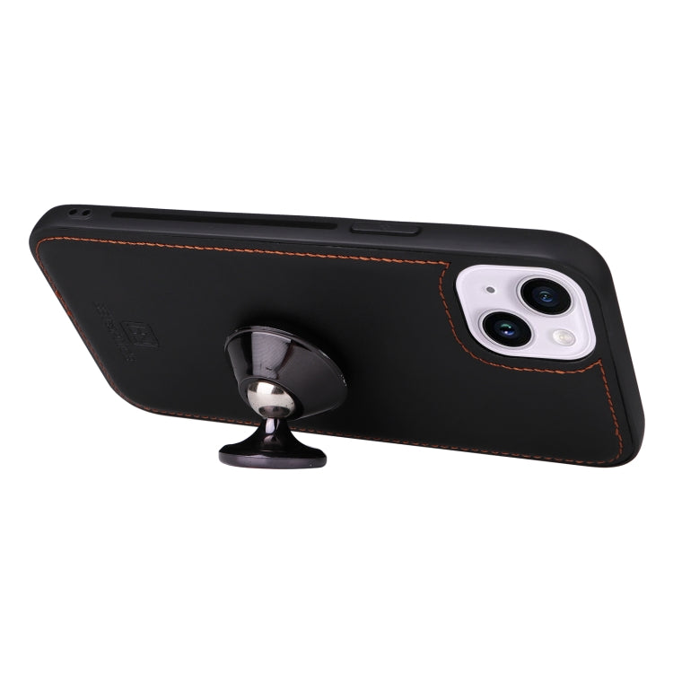For iPhone 14 Plus BETOPNICE BN-005 2 in 1 Detachable Imitate Genuine Leather Phone Case(Black) - HoMEdemic™ 