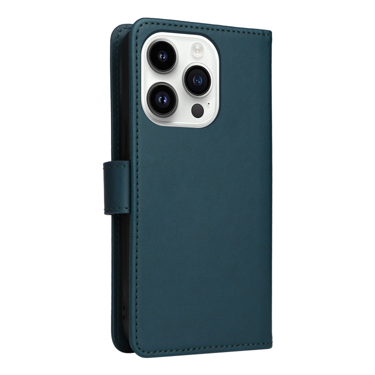 For iPhone 14 Pro BETOPNICE BN-005 2 in 1 Detachable Imitate Genuine Leather Phone Case(Blue) - HoMEdemic™ 