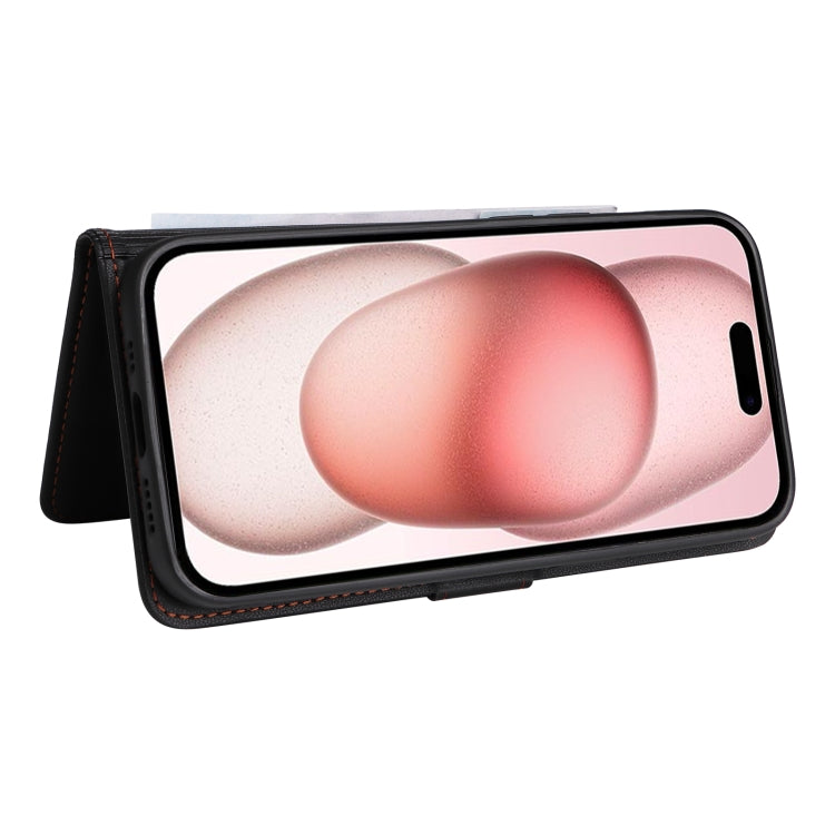 For iPhone 15 BETOPNICE BN-005 2 in 1 Detachable Imitate Genuine Leather Phone Case(Black) - HoMEdemic™ 