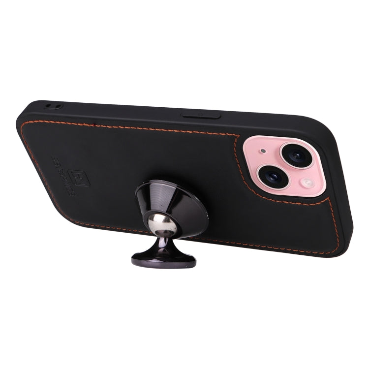 For iPhone 15 BETOPNICE BN-005 2 in 1 Detachable Imitate Genuine Leather Phone Case(Black) - HoMEdemic™ 