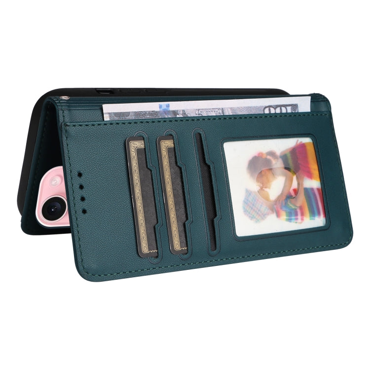 For iPhone 15 BETOPNICE BN-005 2 in 1 Detachable Imitate Genuine Leather Phone Case(Blue) - HoMEdemic™ 