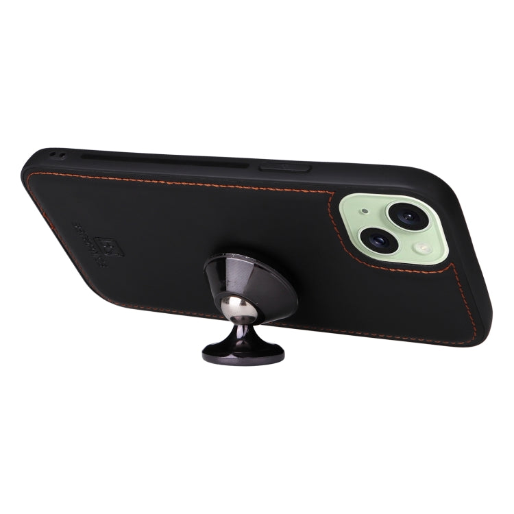 For iPhone 15 Plus BETOPNICE BN-005 2 in 1 Detachable Imitate Genuine Leather Phone Case(Black) - HoMEdemic™ 