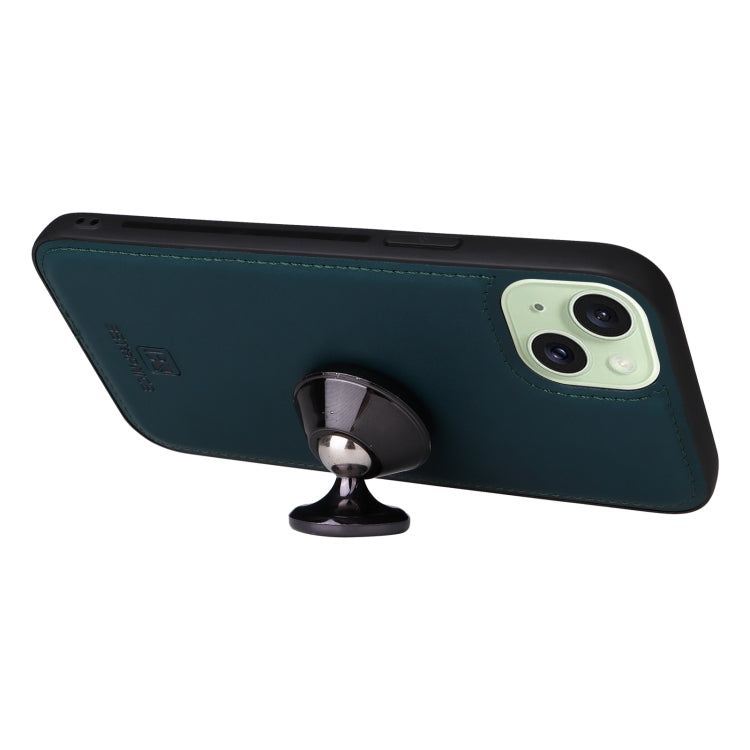 For iPhone 15 Plus BETOPNICE BN-005 2 in 1 Detachable Imitate Genuine Leather Phone Case(Blue) - HoMEdemic™ 
