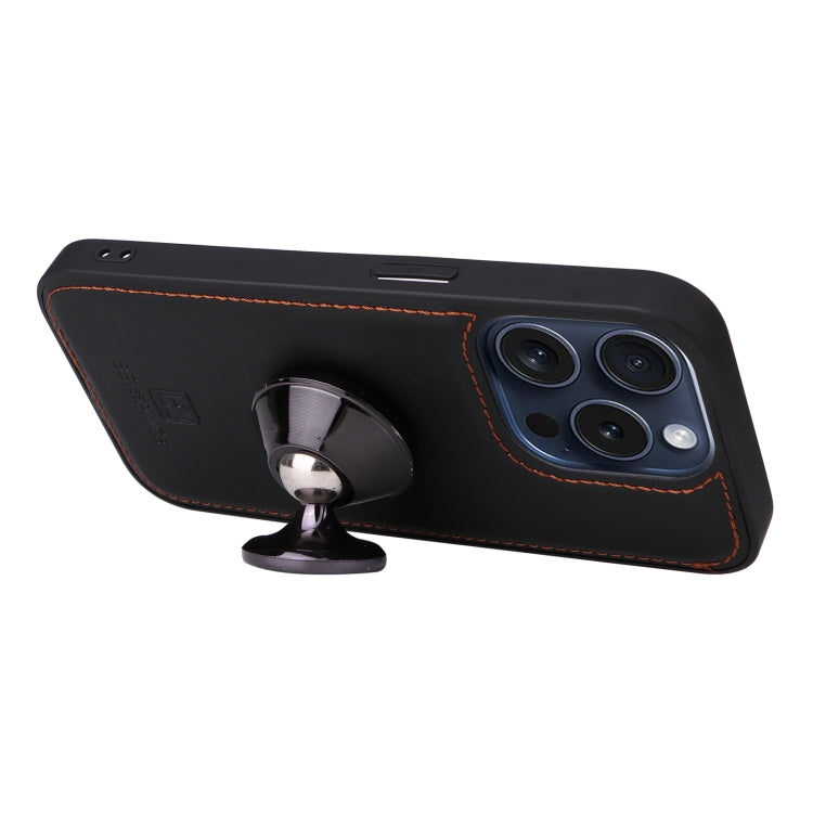 For iPhone 15 Pro BETOPNICE BN-005 2 in 1 Detachable Imitate Genuine Leather Phone Case(Black) - HoMEdemic™ 