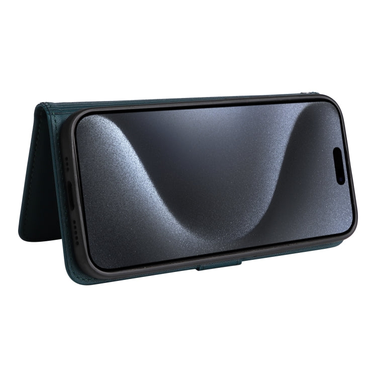 For iPhone 15 Pro BETOPNICE BN-005 2 in 1 Detachable Imitate Genuine Leather Phone Case(Blue) - HoMEdemic™ 