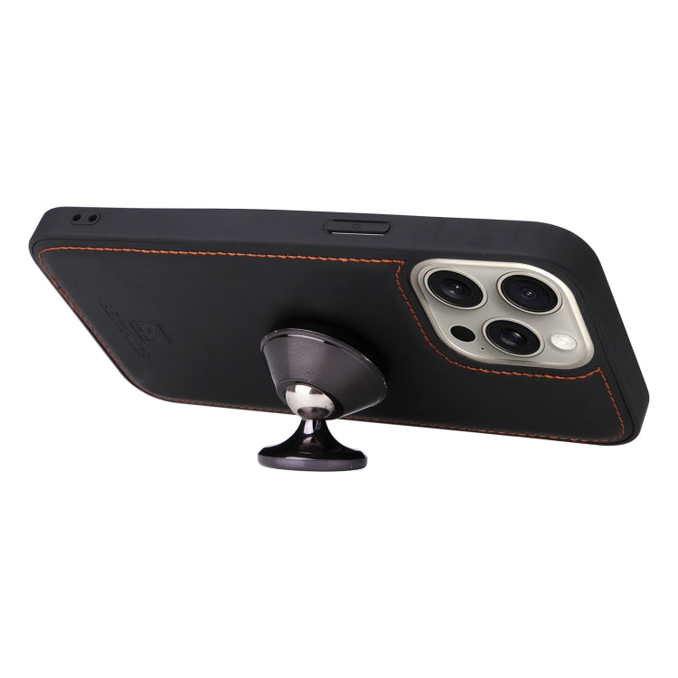 For iPhone 15 Pro Max BETOPNICE BN-005 2 in 1 Detachable Imitate Genuine Leather Phone Case(Black) - HoMEdemic™ 
