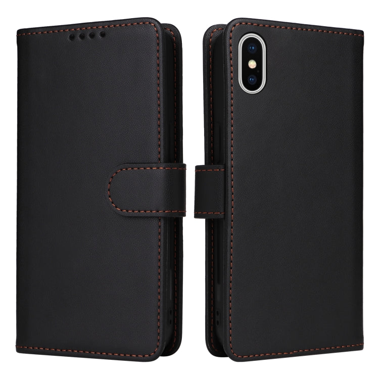 For iPhone X / XS BETOPNICE BN-005 2 in 1 Detachable Imitate Genuine Leather Phone Case(Black) - HoMEdemic™ 