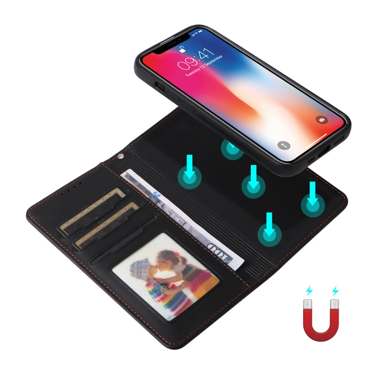 For iPhone X / XS BETOPNICE BN-005 2 in 1 Detachable Imitate Genuine Leather Phone Case(Black) - HoMEdemic™ 