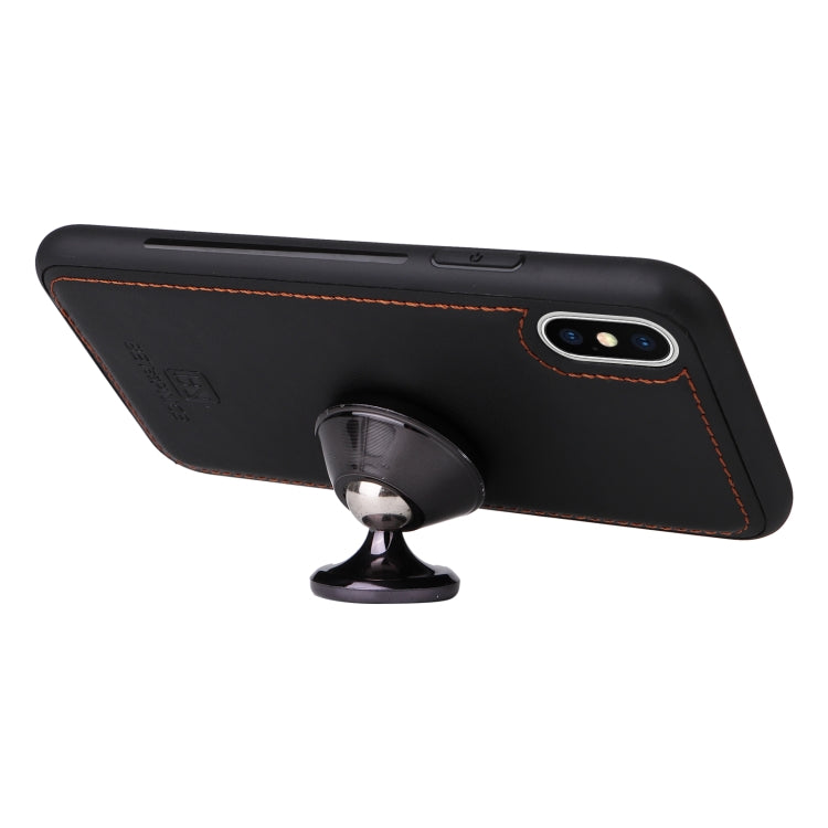 For iPhone X / XS BETOPNICE BN-005 2 in 1 Detachable Imitate Genuine Leather Phone Case(Black) - HoMEdemic™ 
