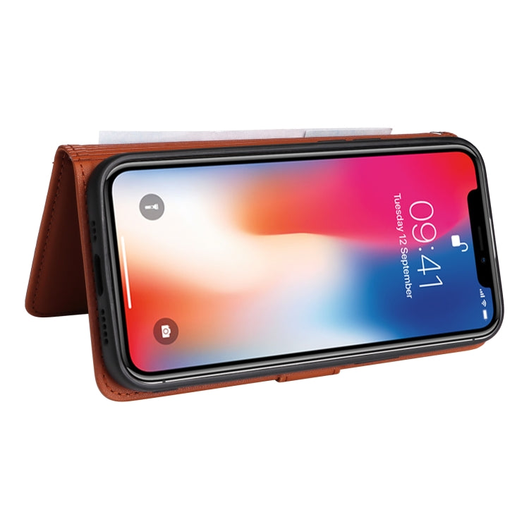 For iPhone X / XS BETOPNICE BN-005 2 in 1 Detachable Imitate Genuine Leather Phone Case(Brown) - HoMEdemic™ 