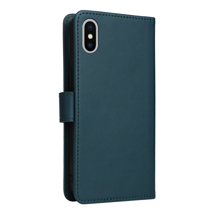 For iPhone X / XS BETOPNICE BN-005 2 in 1 Detachable Imitate Genuine Leather Phone Case(Blue) - HoMEdemic™ 