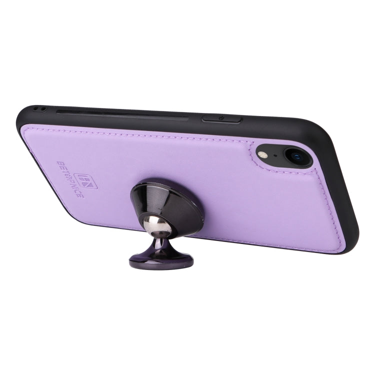 For iPhone XR BETOPNICE BN-005 2 in 1 Detachable Imitate Genuine Leather Phone Case(Light Purple) - HoMEdemic™ 