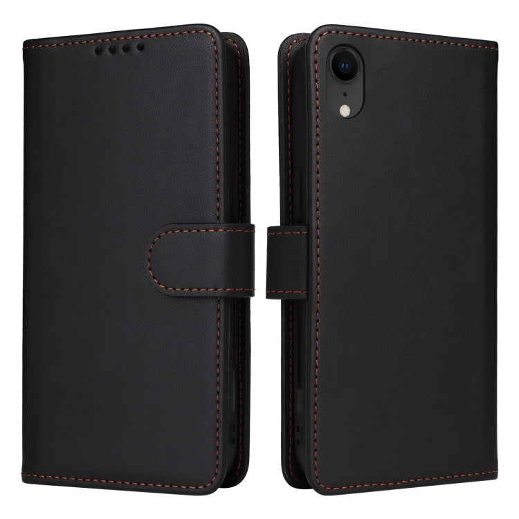For iPhone XR BETOPNICE BN-005 2 in 1 Detachable Imitate Genuine Leather Phone Case(Black) - HoMEdemic™ 