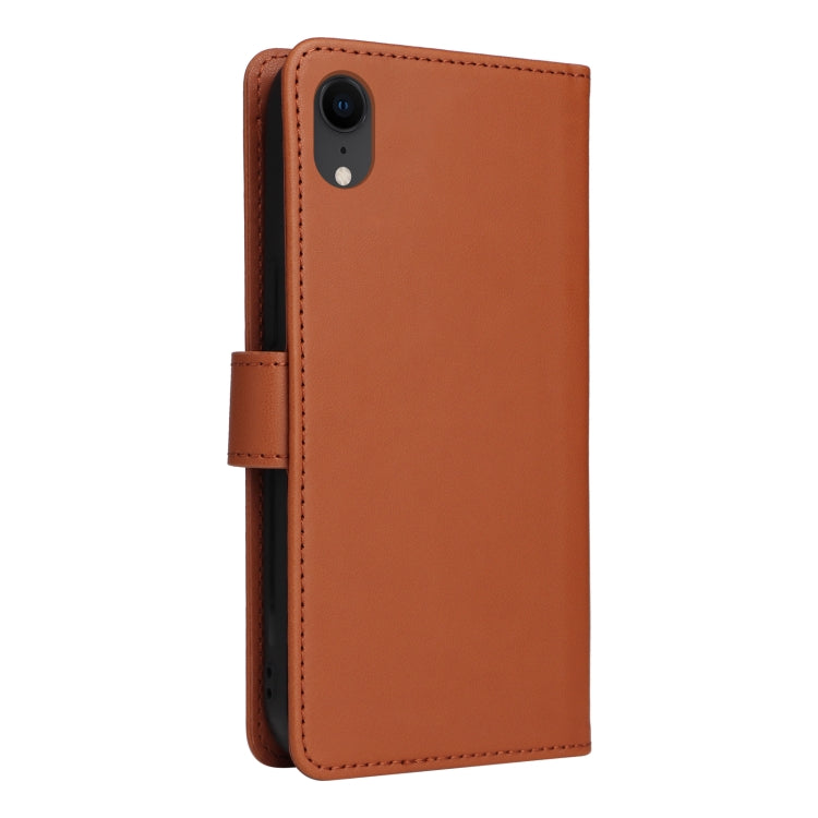 For iPhone XR BETOPNICE BN-005 2 in 1 Detachable Imitate Genuine Leather Phone Case(Brown) - HoMEdemic™ 