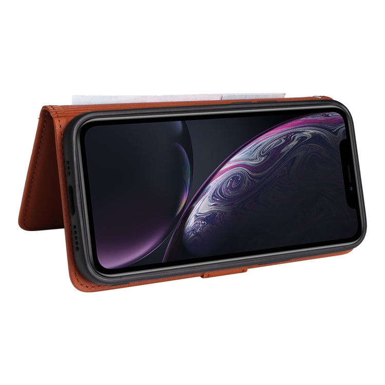 For iPhone XR BETOPNICE BN-005 2 in 1 Detachable Imitate Genuine Leather Phone Case(Brown) - HoMEdemic™ 