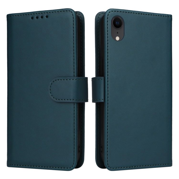 For iPhone XR BETOPNICE BN-005 2 in 1 Detachable Imitate Genuine Leather Phone Case(Blue) - HoMEdemic™ 