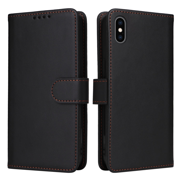 For iPhone XS Max BETOPNICE BN-005 2 in 1 Detachable Imitate Genuine Leather Phone Case(Black) - HoMEdemic™ 