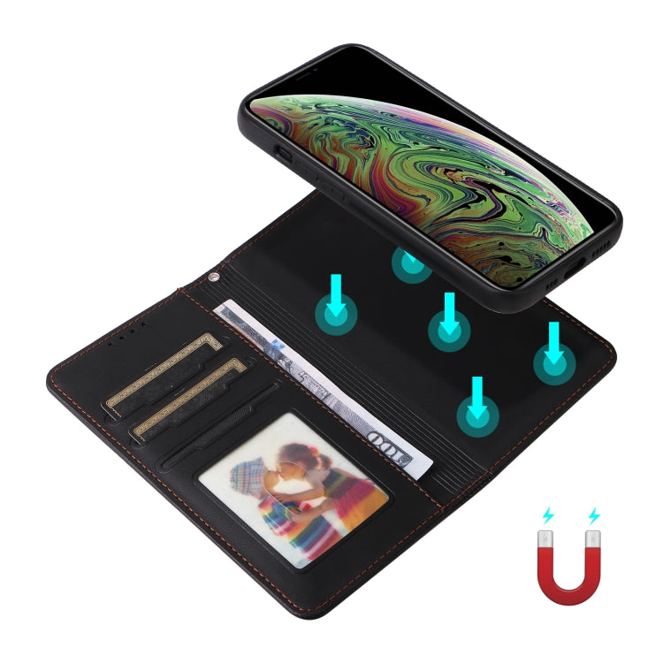 For iPhone XS Max BETOPNICE BN-005 2 in 1 Detachable Imitate Genuine Leather Phone Case(Black) - HoMEdemic™ 