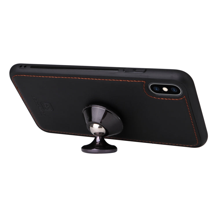 For iPhone XS Max BETOPNICE BN-005 2 in 1 Detachable Imitate Genuine Leather Phone Case(Black) - HoMEdemic™ 