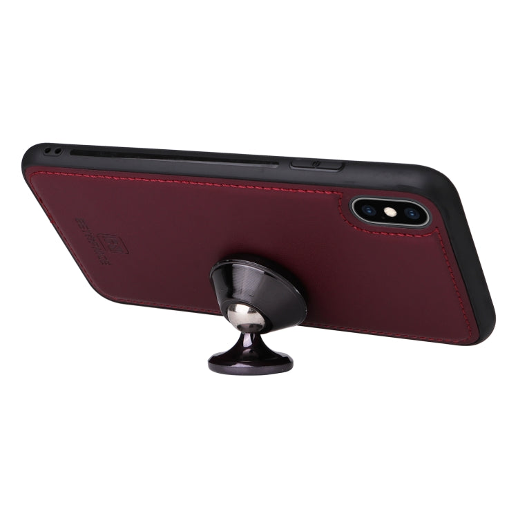 For iPhone XS Max BETOPNICE BN-005 2 in 1 Detachable Imitate Genuine Leather Phone Case(Brown) - HoMEdemic™ 