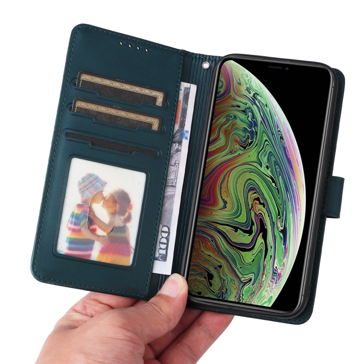 For iPhone XS Max BETOPNICE BN-005 2 in 1 Detachable Imitate Genuine Leather Phone Case(Blue) - HoMEdemic™ 