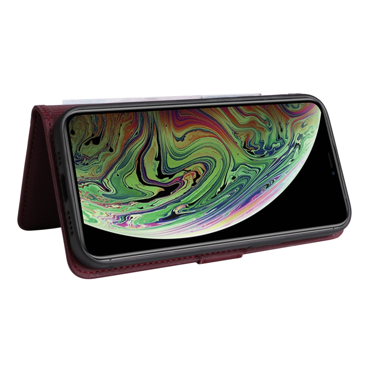 For iPhone XS Max BETOPNICE BN-005 2 in 1 Detachable Imitate Genuine Leather Phone Case(Wine Red) - HoMEdemic™ 