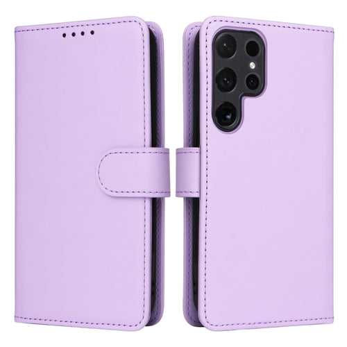 For Samsung Galaxy S24 Ultra 5G BETOPNICE BN-005 2 in 1 Detachable Imitate Genuine Leather Phone Case(Light Purple) - HoMEdemic™ 