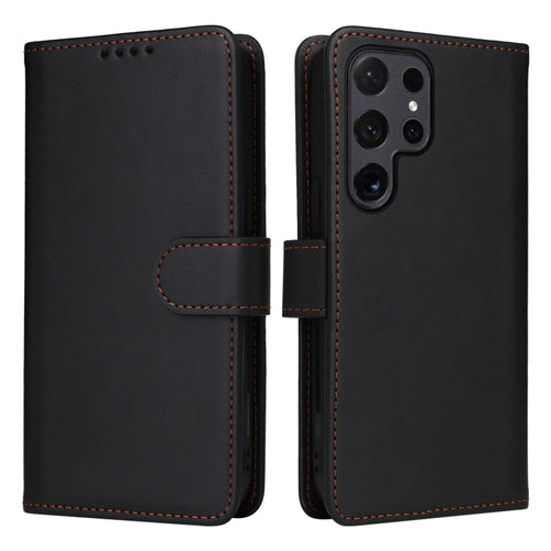 For Samsung Galaxy S24 Ultra 5G BETOPNICE BN-005 2 in 1 Detachable Imitate Genuine Leather Phone Case(Black) - HoMEdemic™ 