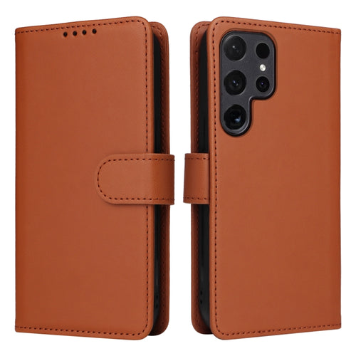 For Samsung Galaxy S24 Ultra 5G BETOPNICE BN-005 2 in 1 Detachable Imitate Genuine Leather Phone Case(Brown) - HoMEdemic™ 