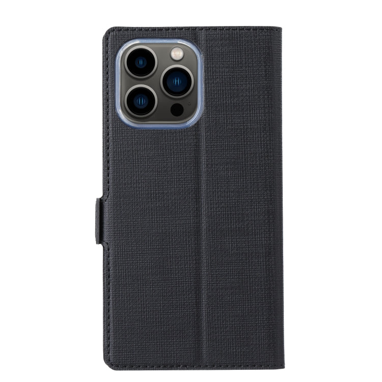 For iPhone 15 Pro Max ViLi K Series Dual-side Buckle Magsafe Leather Phone Case(Black) - HoMEdemic™ 