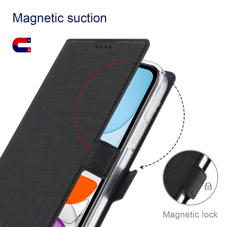 For iPhone 15 ViLi K Series Dual-side Buckle Magsafe Leather Phone Case(Black) - HoMEdemic™ 
