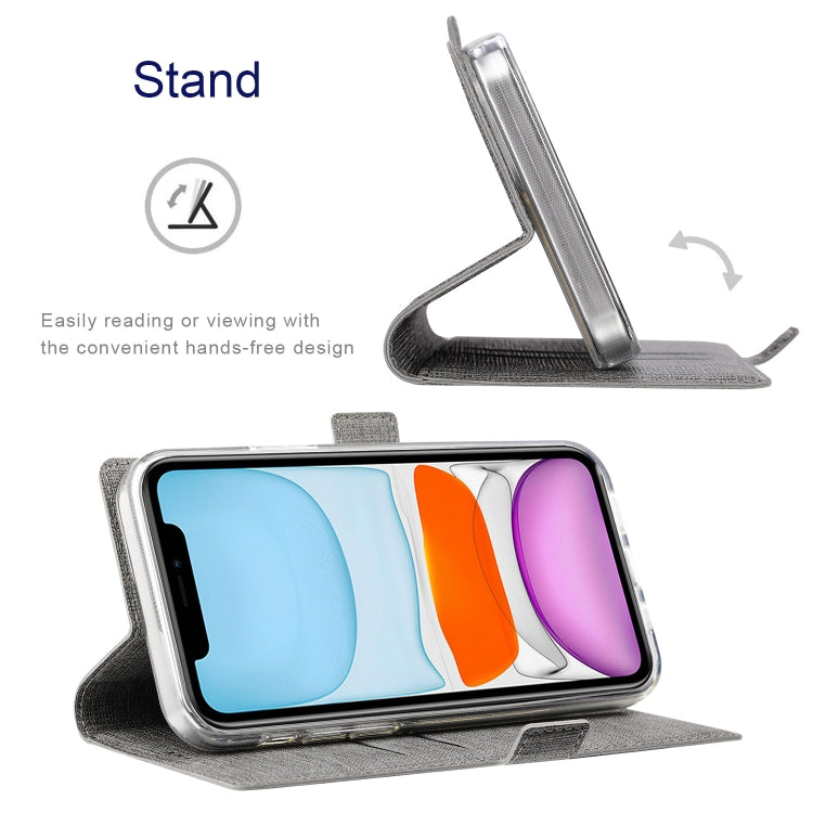 For iPhone 15 ViLi K Series Dual-side Buckle Magsafe Leather Phone Case(Grey) - HoMEdemic™ 